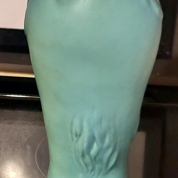 LORELIE VANBRIGGLE TURQUOISE MERMAID VASE - Picture 7 of 8